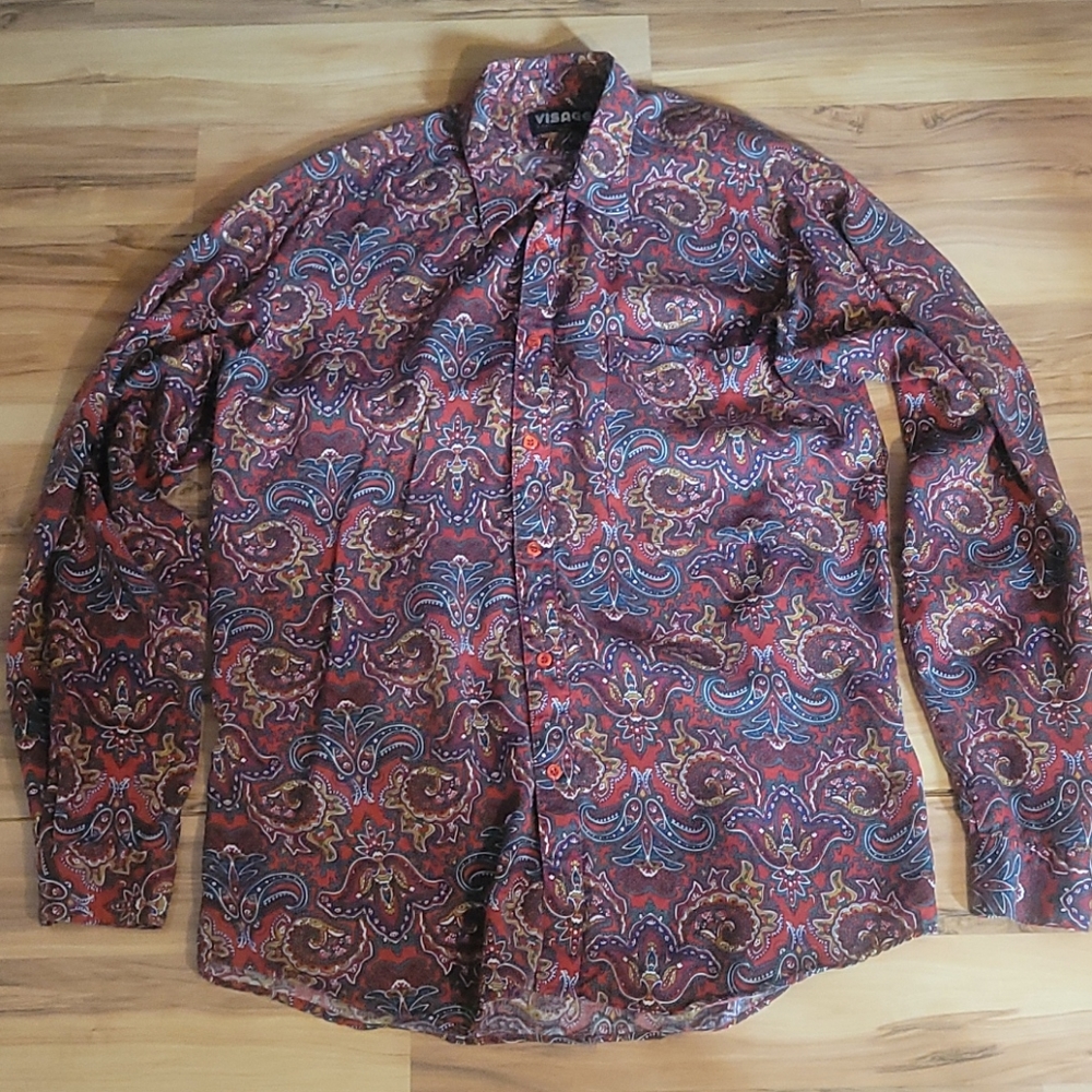Vintage 80s Club Shirt by Visage L